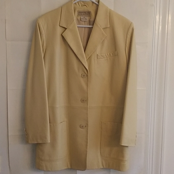 Jones New York Women's Soft Leather Blazer Size 14 - Picture 8 of 8